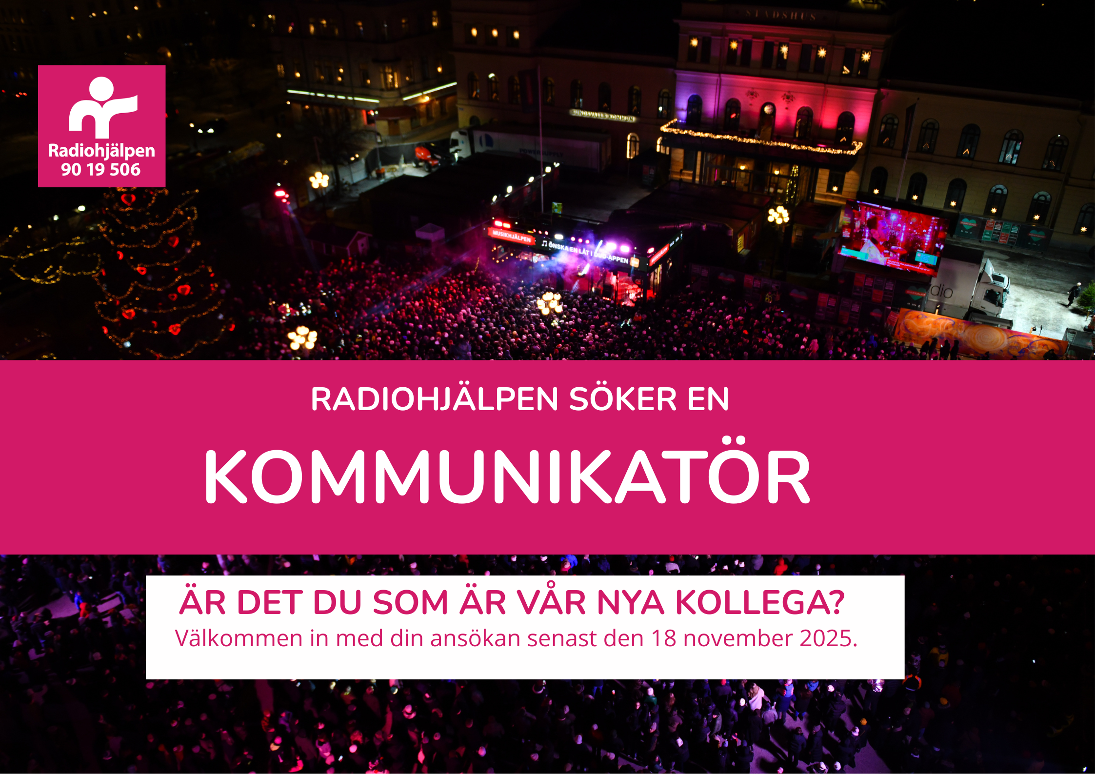 Kommunikatör sökes- är det du?